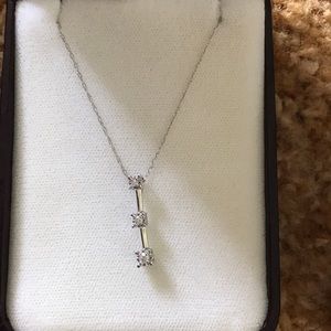 10k diamond necklace
